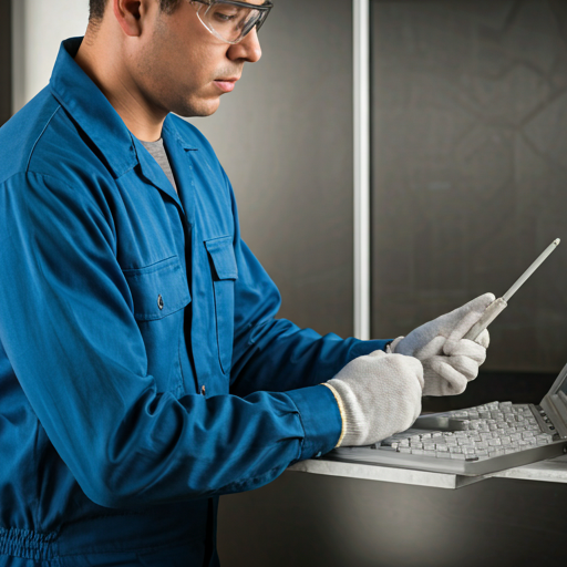 Expert technician using hydraulic jacks on a performance car